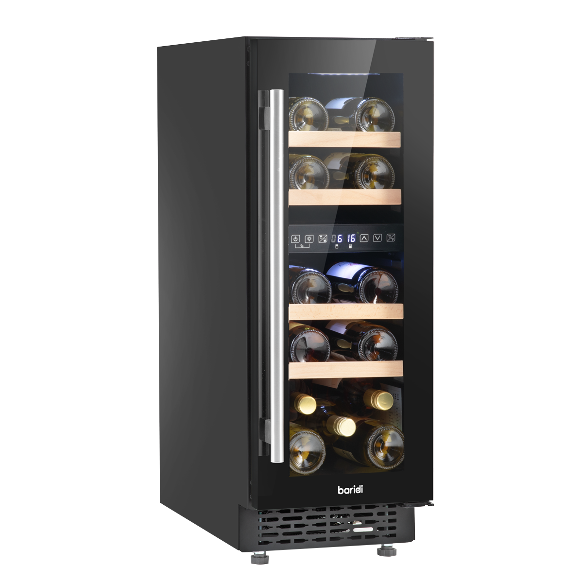 17 Bottle Slim Wine Fridge & Cooler 30cm DH204