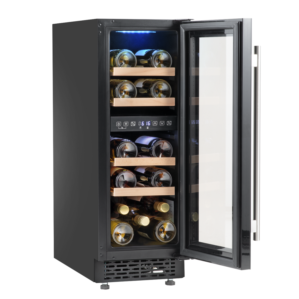 17 Bottle Slim Wine Fridge & Cooler 30cm DH204