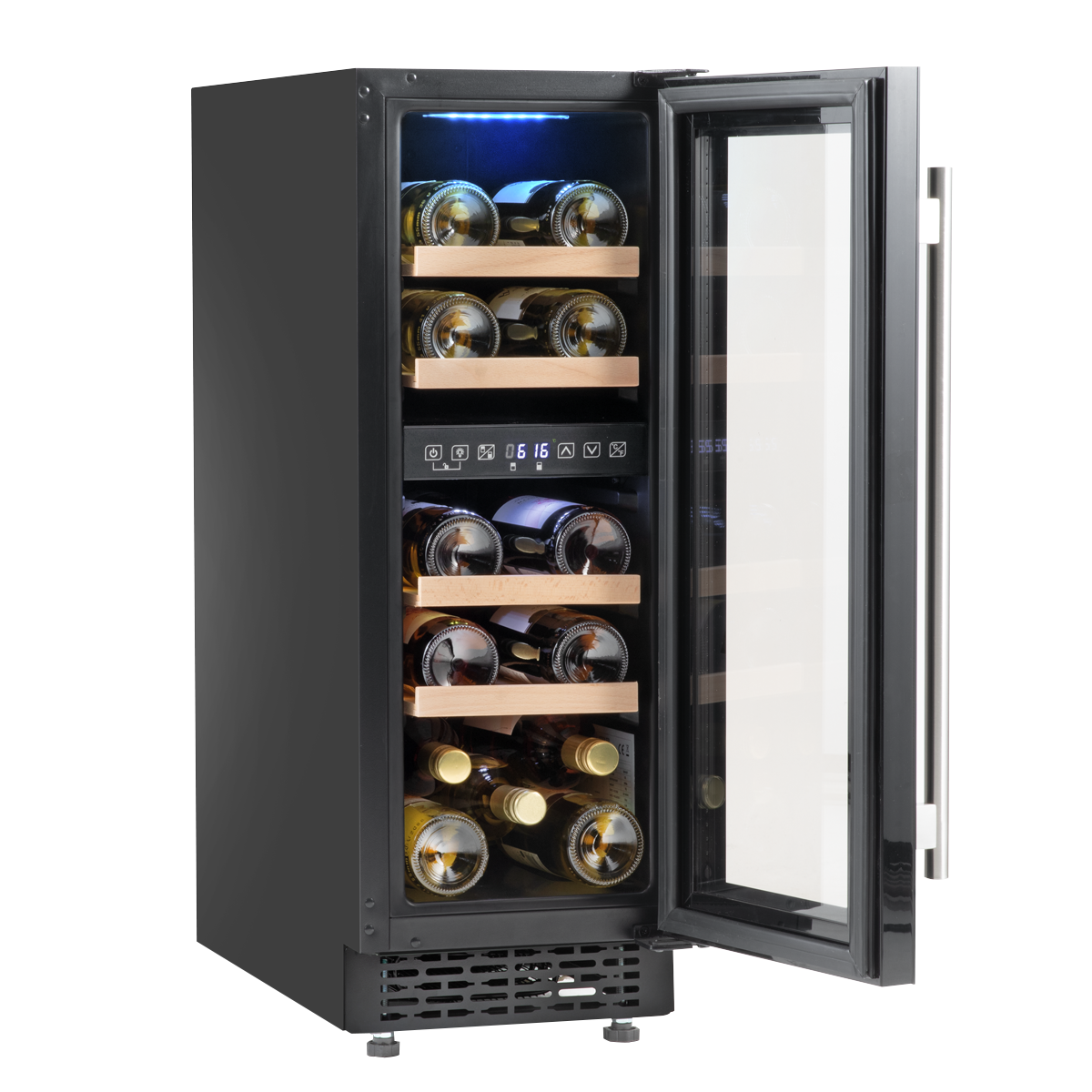 17 Bottle Slim Wine Fridge & Cooler 30cm DH204