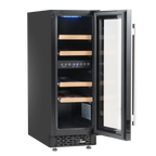 17 Bottle Slim Wine Fridge & Cooler 30cm DH204