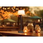 Rechargeable Table Lamp with RGB Colours - Black Frame DH212