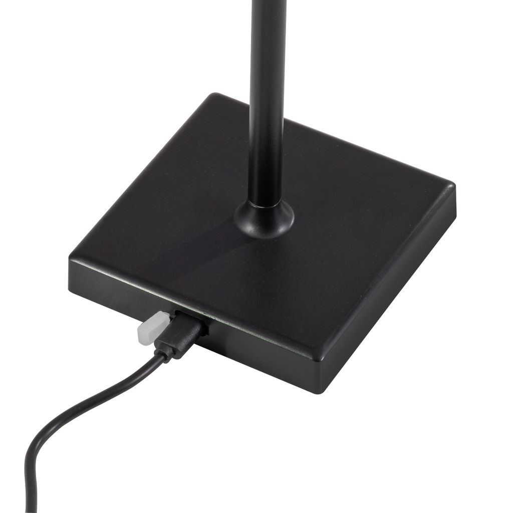 Rechargeable Table Lamp with RGB Colours - Black Frame DH212