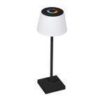Rechargeable Table Lamp with RGB Colours - Black Frame DH212
