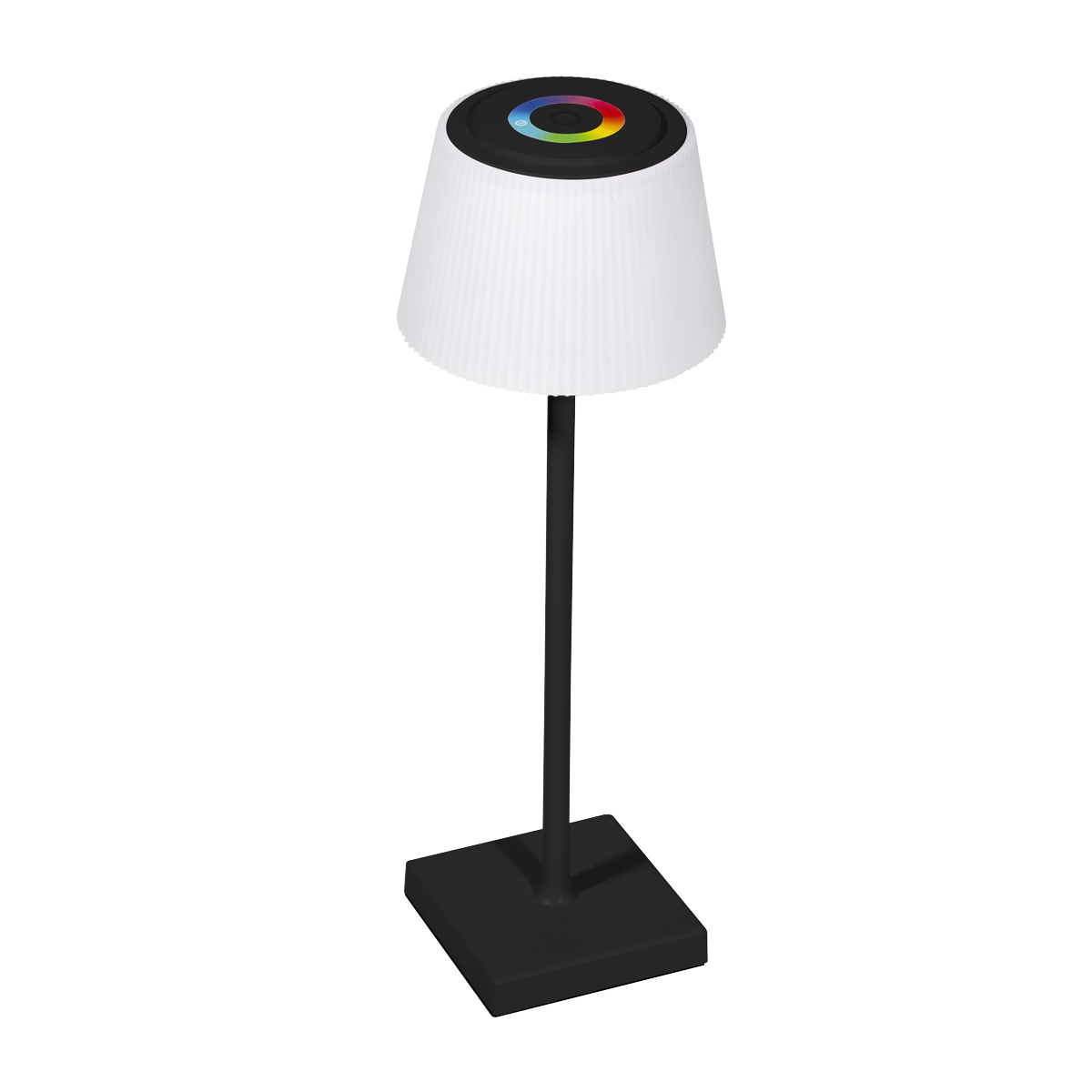 Rechargeable Table Lamp with RGB Colours - Black Frame DH212