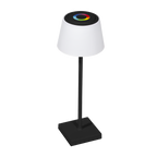 Rechargeable Table Lamp with RGB Colours - Black Frame DH212