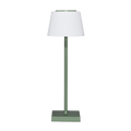 Dellonda Rechargeable Table Lamp with RGB Colours - Green Frame DH214