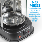 Vertical 360° Rotisserie Smokeless Grill 21L Capacity DH216