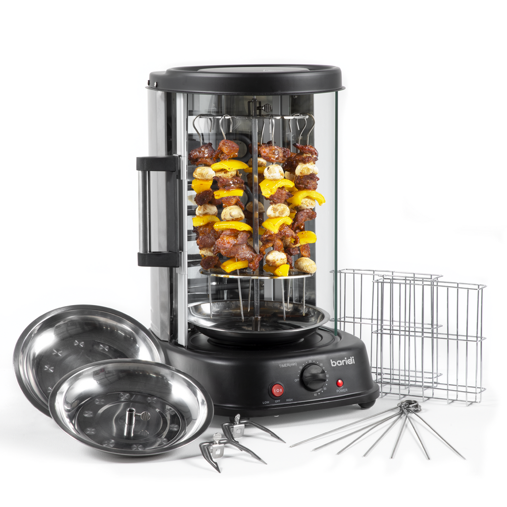 Vertical 360° Rotisserie Smokeless Grill 21L Capacity DH216