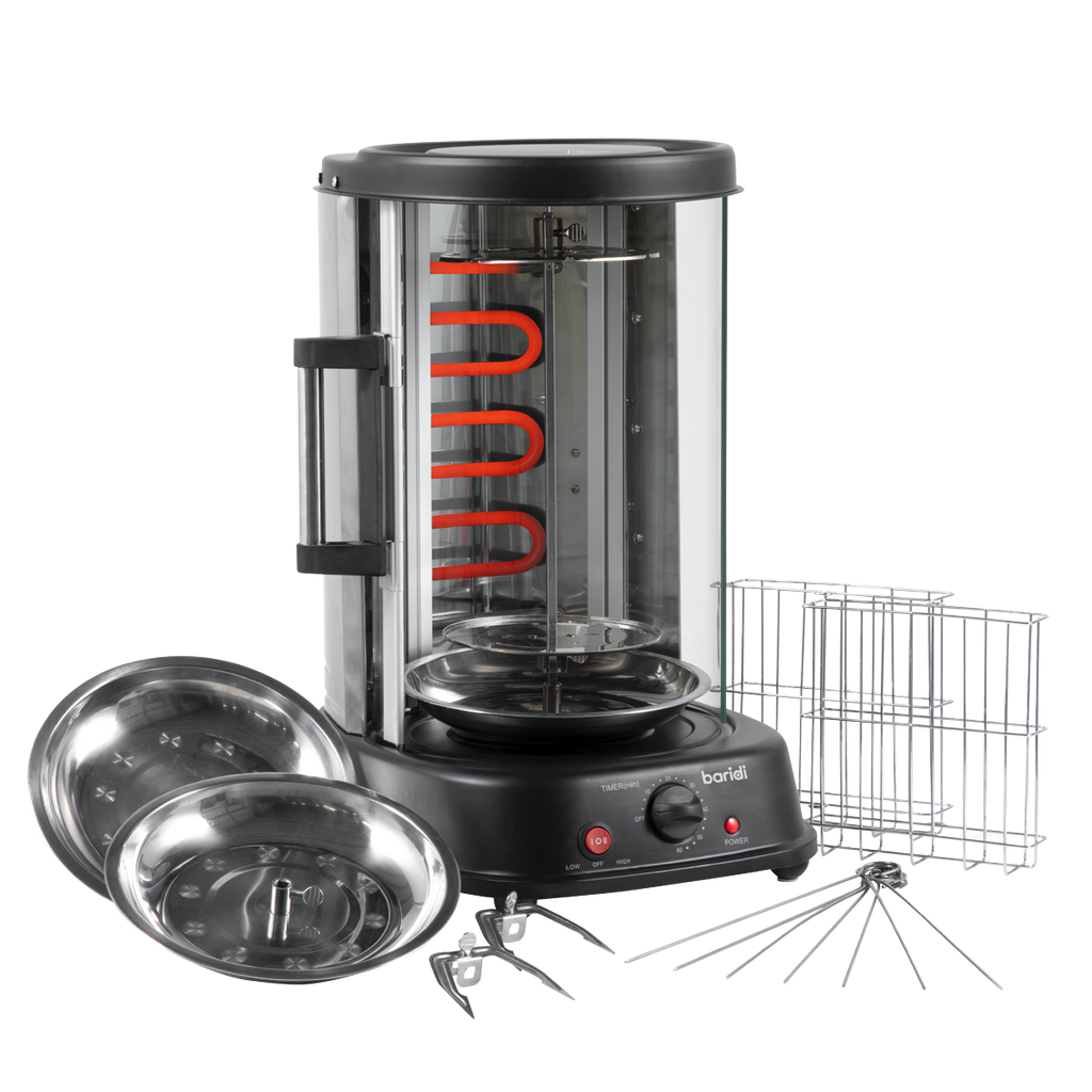 Vertical 360° Rotisserie Smokeless Grill 21L Capacity DH216