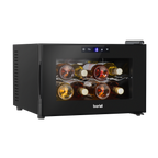 8 Bottle Tabletop Wine Fridge & Cooler - Black DH218