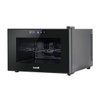8 Bottle Tabletop Wine Fridge & Cooler - Black DH218