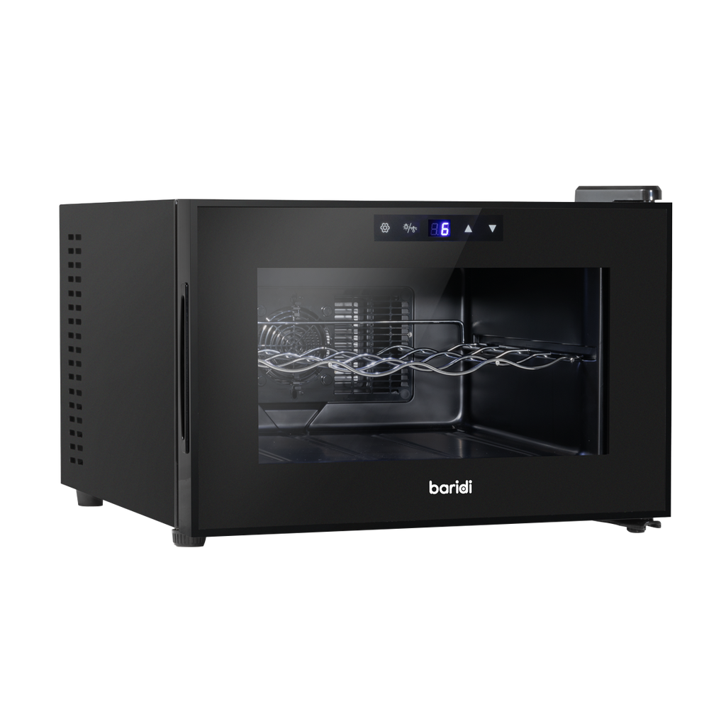 8 Bottle Tabletop Wine Fridge & Cooler - Black DH218