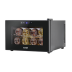 8 Bottle Tabletop Wine Fridge & Cooler - Black DH218