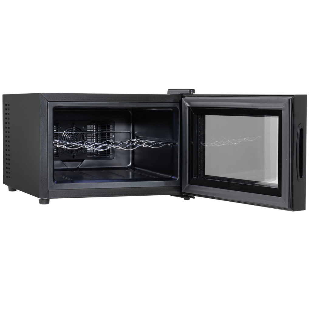 8 Bottle Tabletop Wine Fridge & Cooler - Black DH218