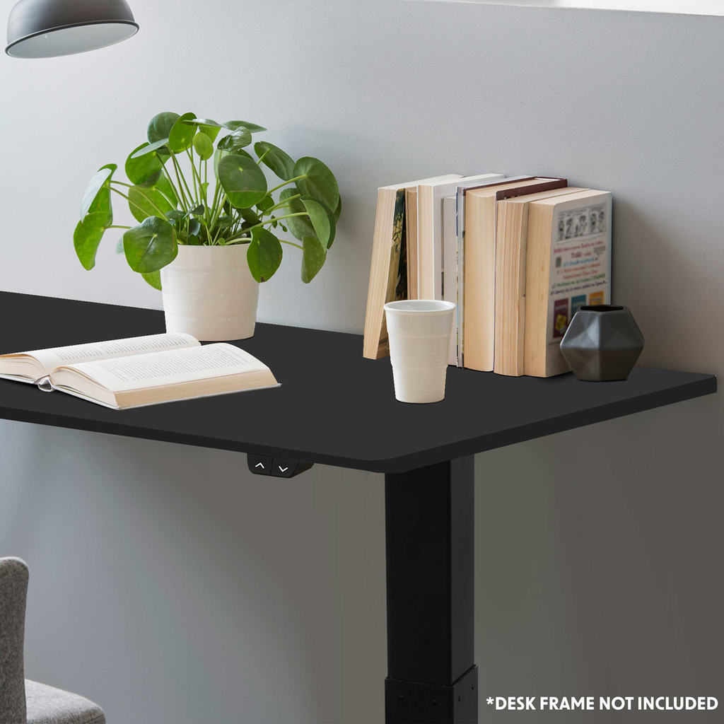 Rectangular Desktop 1400 x 700mm - Black DH21