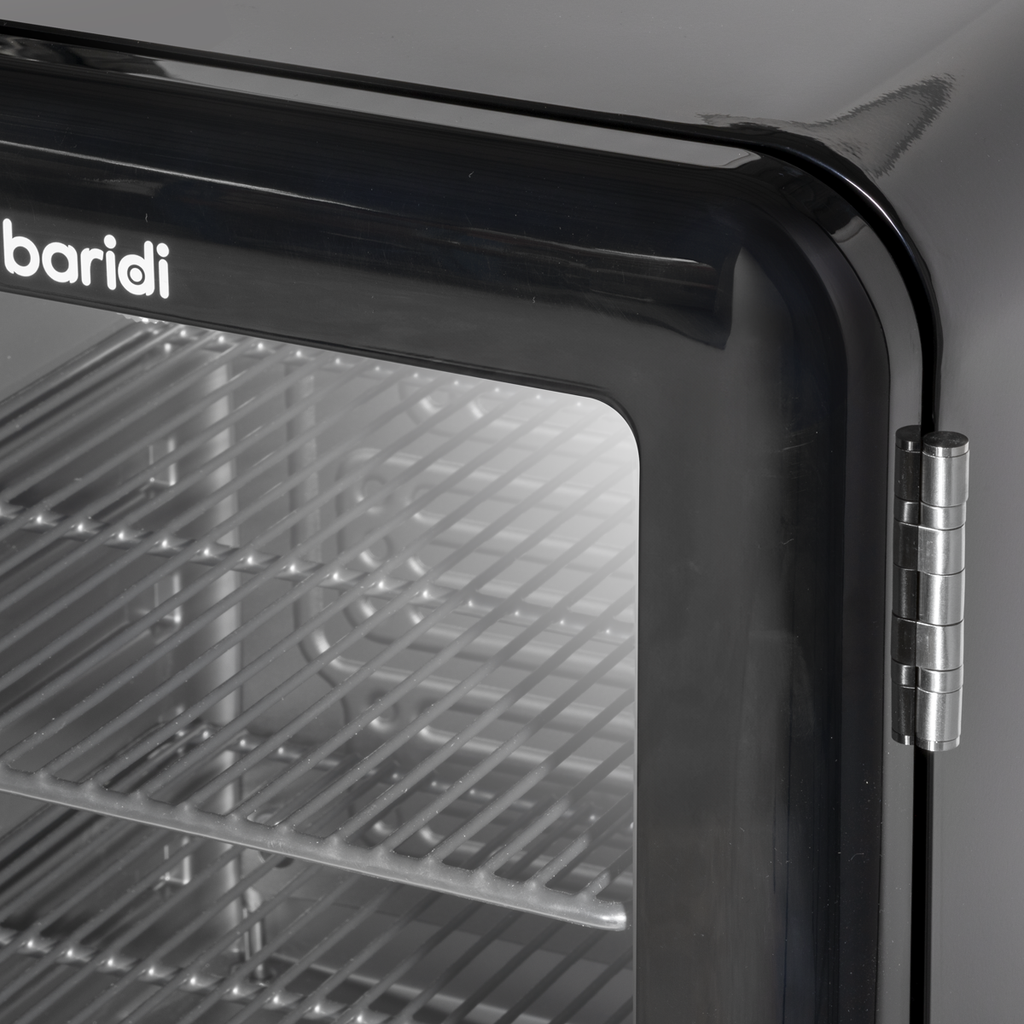 Retro Style Drinks/Beer & Wine Fridge 70L Capacity - Black DH222