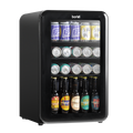 Retro Style Drinks/Beer & Wine Fridge 70L Capacity - Black DH222