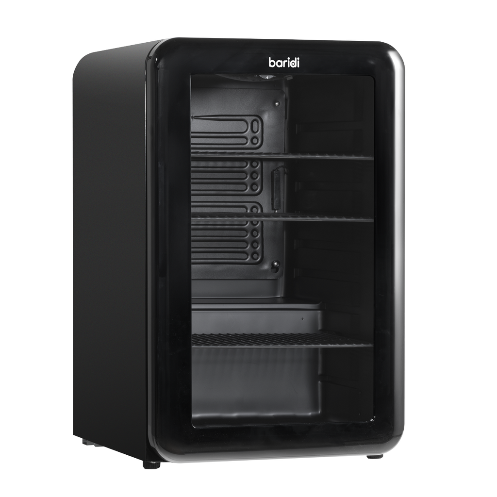 Retro Style Drinks/Beer & Wine Fridge 70L Capacity - Black DH222