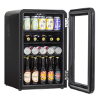 Retro Style Drinks/Beer & Wine Fridge 70L Capacity - Black DH222