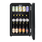 Retro Style Drinks/Beer & Wine Fridge 70L Capacity - Black DH222