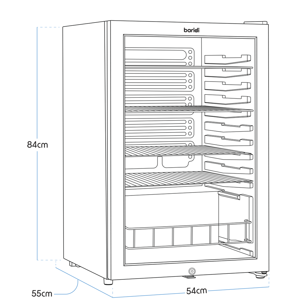 Under-Counter Drinks/Beer & Wine Fridge 115L Capacity DH223