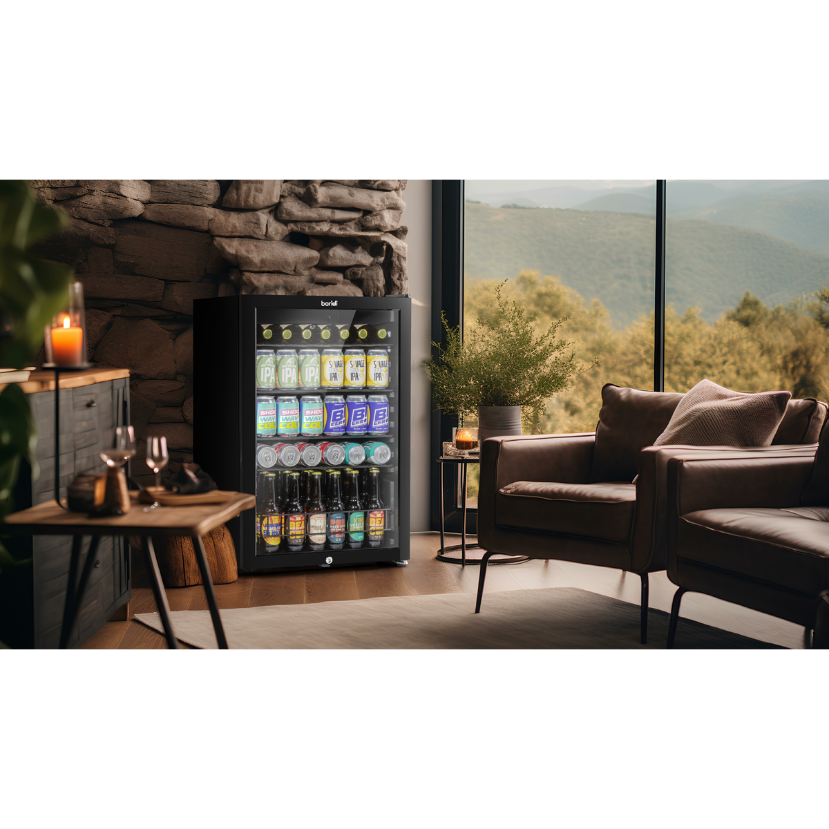 Under-Counter Drinks/Beer & Wine Fridge 115L Capacity DH223