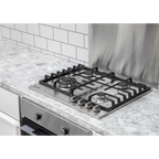 Gas Hob with 4 Cooking Zones 60cm - Stainless Steel DH225