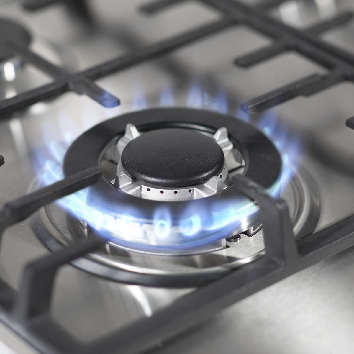 Gas Hob with 4 Cooking Zones 60cm - Stainless Steel DH225
