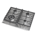 Gas Hob with 4 Cooking Zones 60cm - Stainless Steel DH225