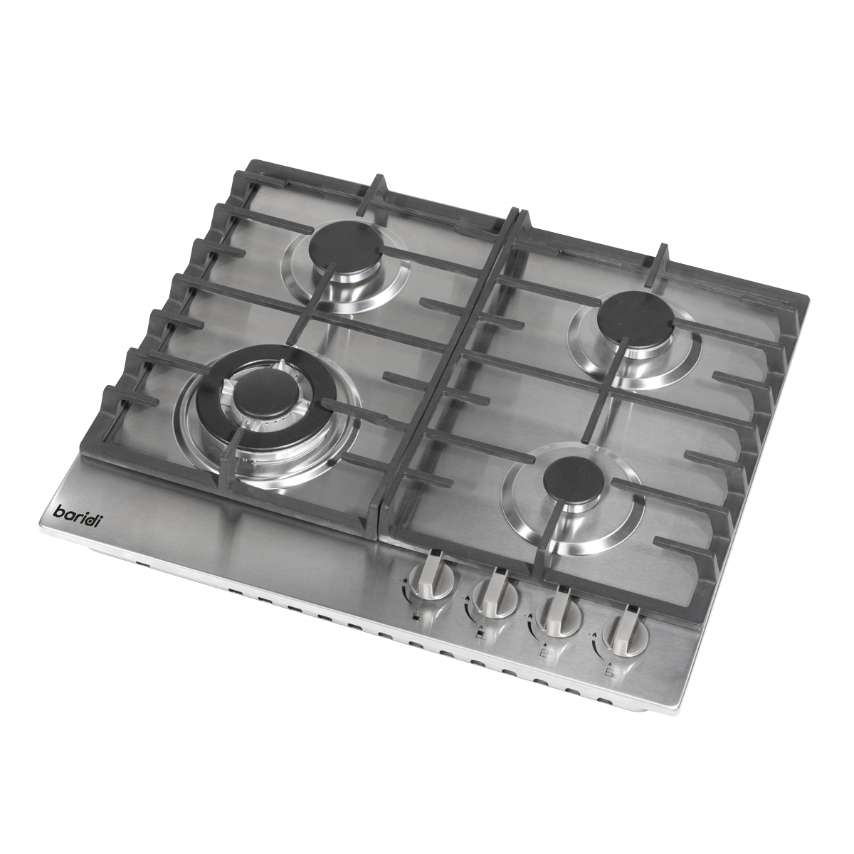 Gas Hob with 4 Cooking Zones 60cm - Stainless Steel DH225