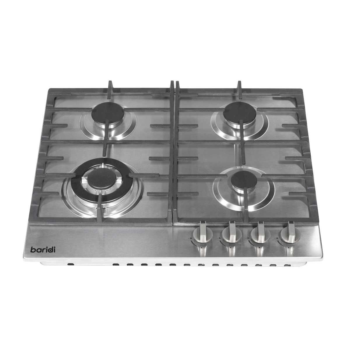Gas Hob with 4 Cooking Zones 60cm - Stainless Steel DH225