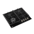 Gas Hob with 4 Cooking Zones 60cm - Black DH226