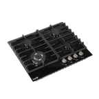 Gas Hob with 4 Cooking Zones 60cm - Black DH226