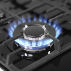 Gas Hob with 4 Cooking Zones 60cm - Black DH226