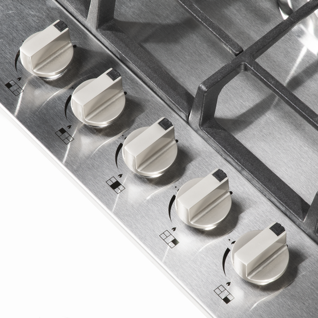 Gas Hob with 5 Cooking Zones 70cm - Stainless Steel DH227