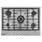 Gas Hob with 5 Cooking Zones 70cm - Stainless Steel DH227