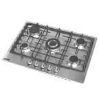 Gas Hob with 5 Cooking Zones 70cm - Stainless Steel DH227