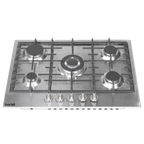 Gas Hob with 5 Cooking Zones 70cm - Stainless Steel DH227