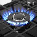 Gas Hob with 5 Cooking Zones 70cm - Black DH228