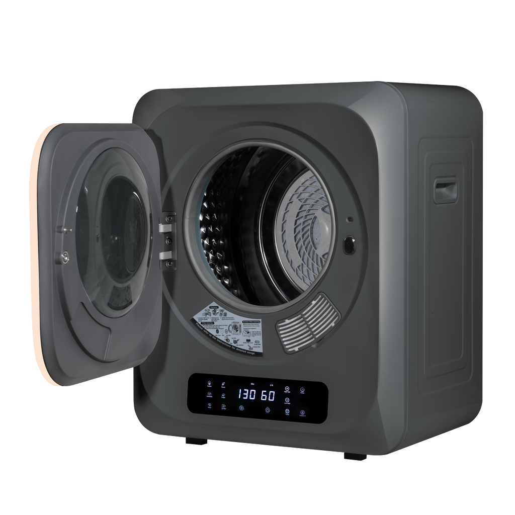 Tabletop Tumble Dryer with Digital Controls 2.5kg Capacity - Black DH229