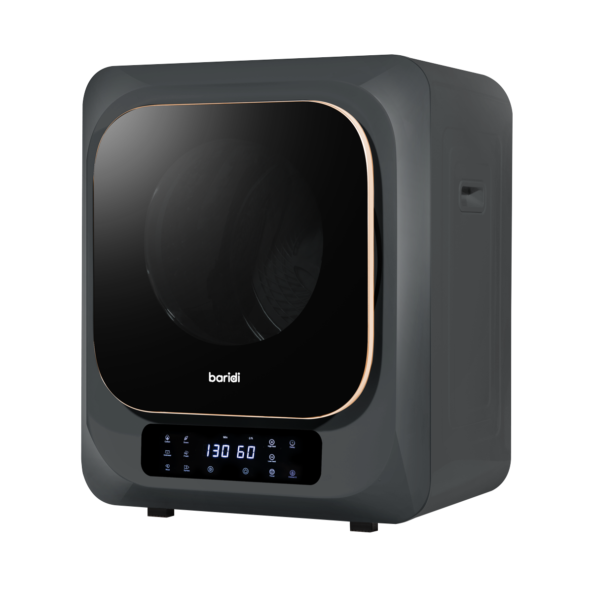 Tabletop Tumble Dryer with Digital Controls 2.5kg Capacity - Black DH229