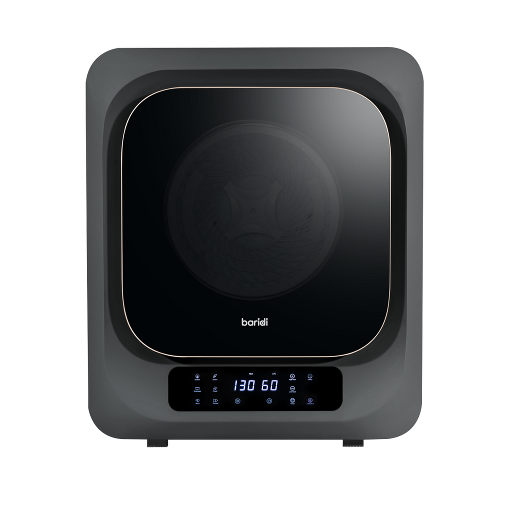 Tabletop Tumble Dryer with Digital Controls 2.5kg Capacity - Black DH229