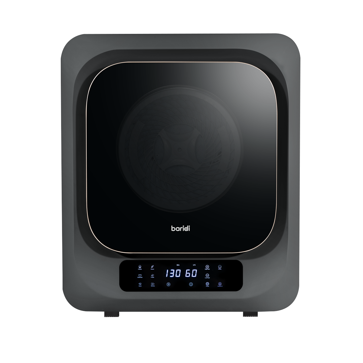 Tabletop Tumble Dryer with Digital Controls 2.5kg Capacity - Black DH229