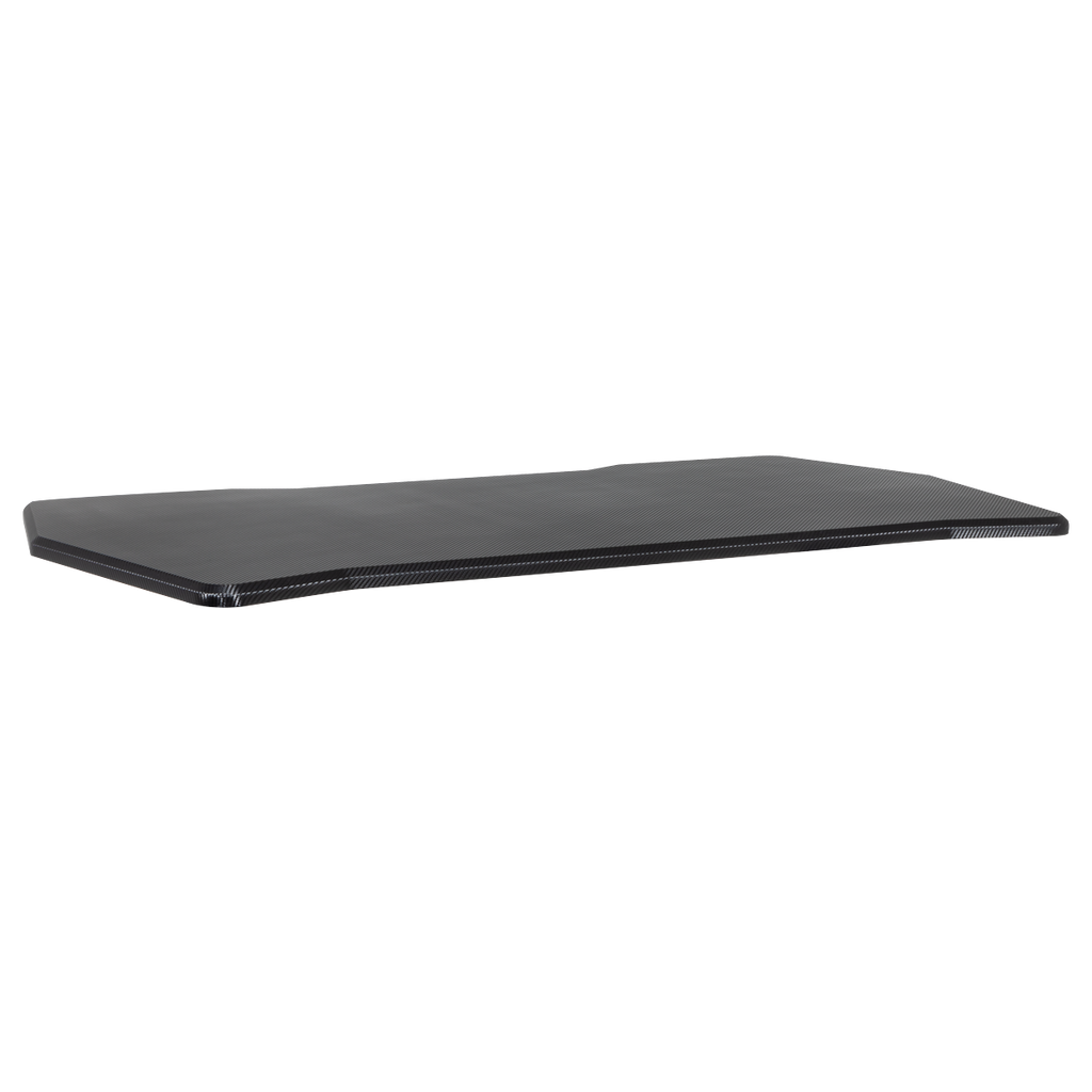 Rectangular Desktop 1400 x 700mm - Carbon Fibre Effect DH22