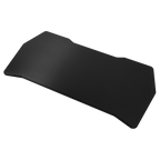 Rectangular Desktop 1400 x 700mm - Carbon Fibre Effect DH22