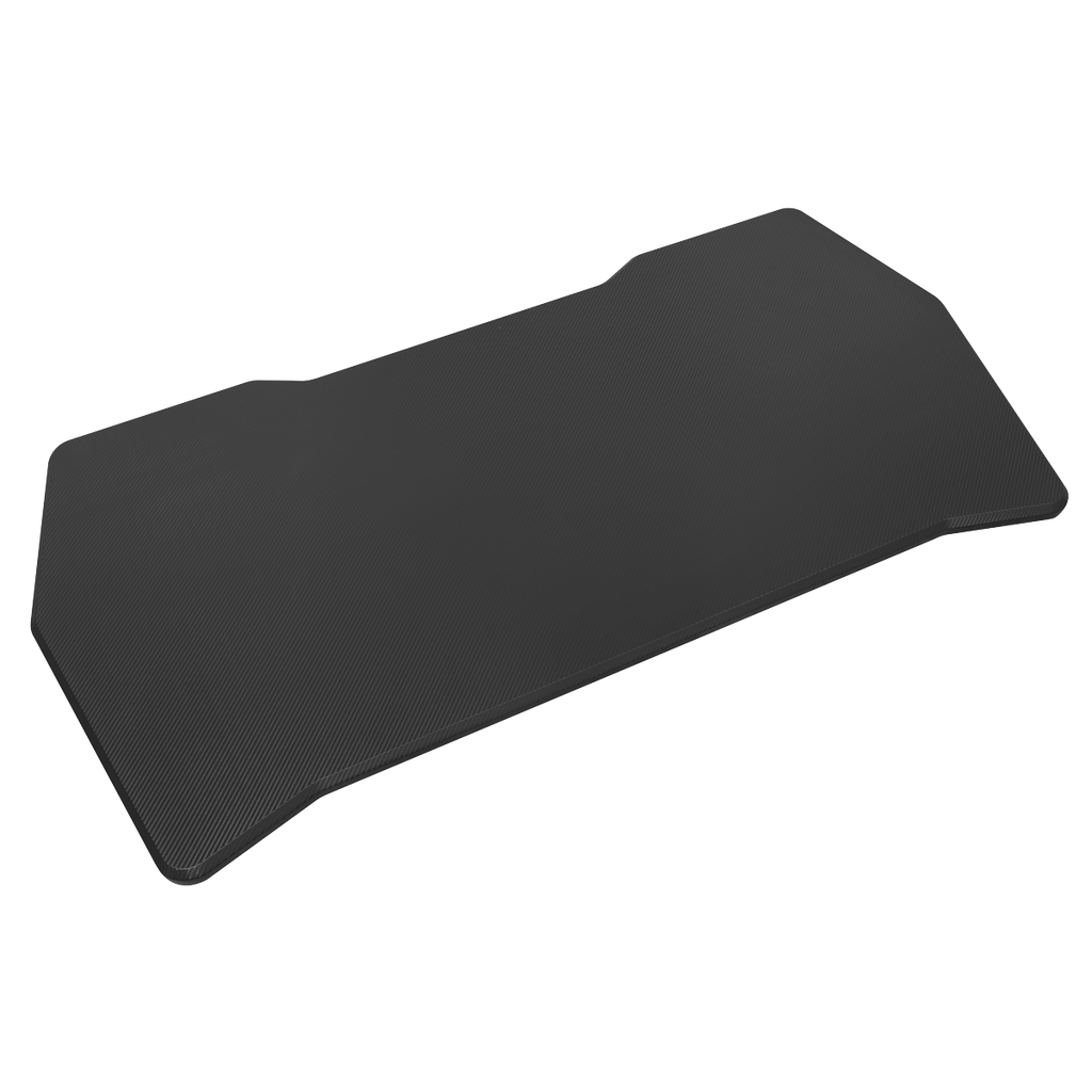 Rectangular Desktop 1400 x 700mm - Carbon Fibre Effect DH22