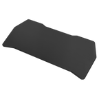 Rectangular Desktop 1400 x 700mm - Carbon Fibre Effect DH22