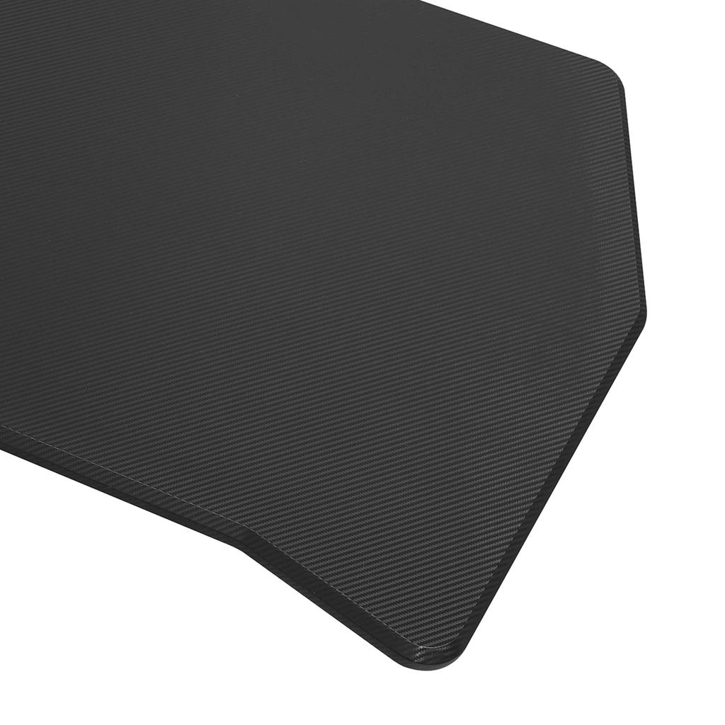 Rectangular Desktop 1400 x 700mm - Carbon Fibre Effect DH22