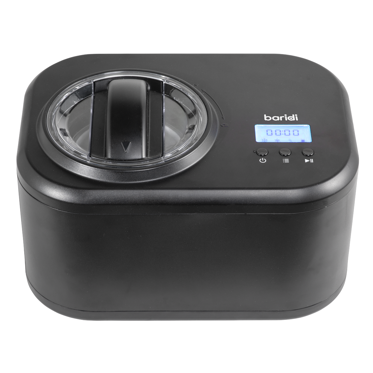 Automatic Churning Ice Cream Machine 1L Capacity - Black DH238