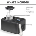 Automatic Churning Ice Cream Machine 1.5L - Black DH240